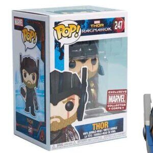 Funko Pop! - Marvel Thor Ragnarok - Thor 247, Exclusive Marvel Collector Corp